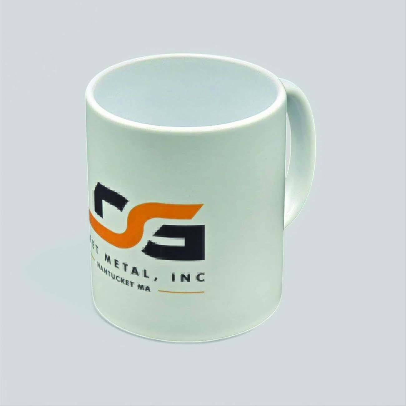 11 oz Ceramic Mug is available for printing and customization from Nantucket Engraving.