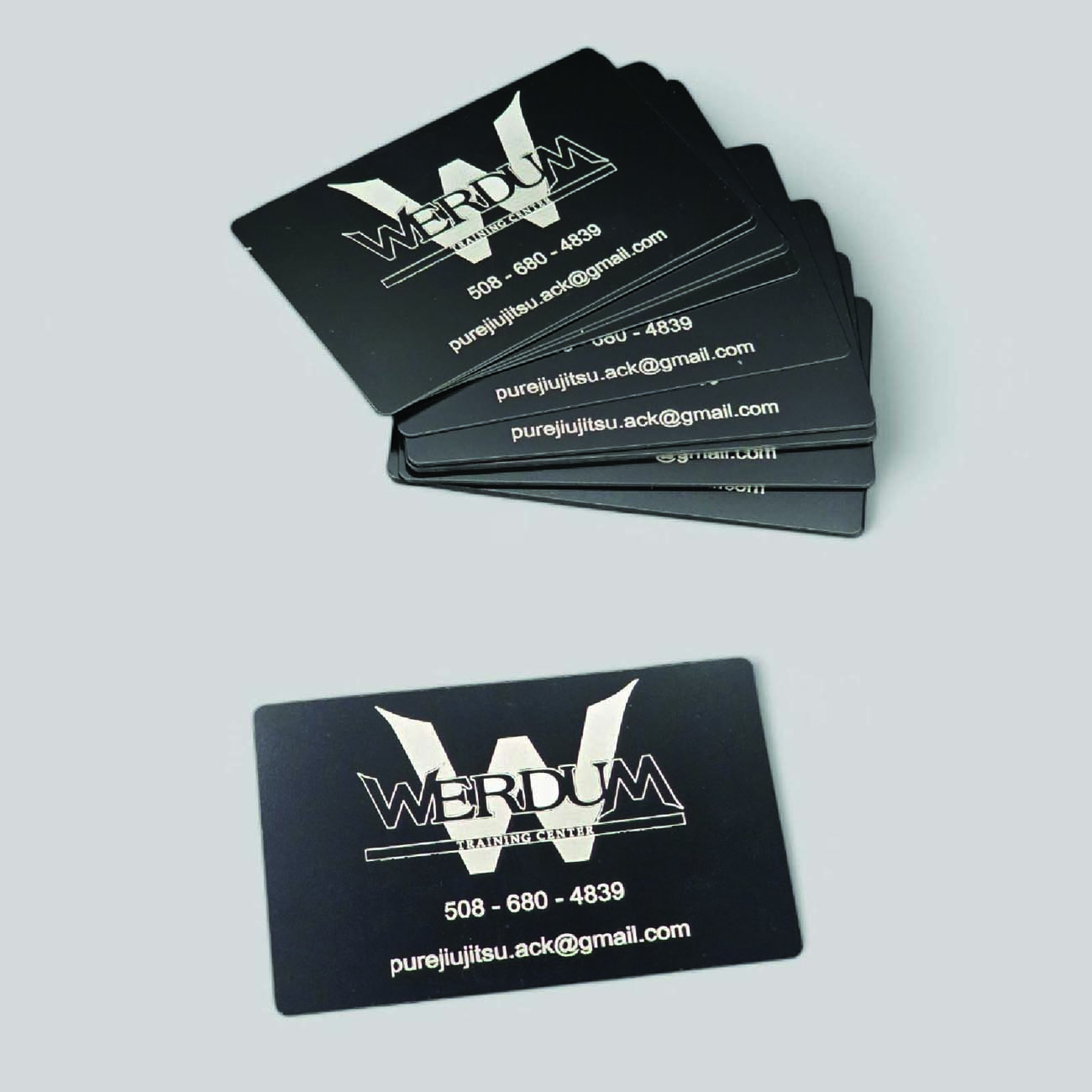 Metal Business Cards are available for customization and engraving.
